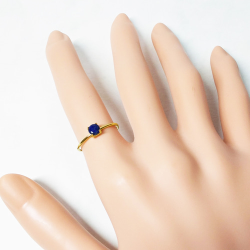 瑠璃色の宝石。ラピスラズリの指輪 [送料無料] 指輪・リング