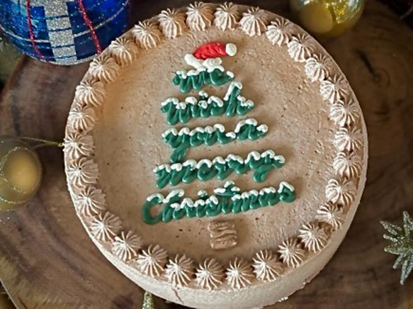 X'mas tree cake / 4号サイズ/クリスマスケーキ/クリスマス2024 6枚目の画像