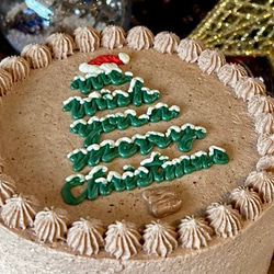X'mas tree cake / 4号サイズ/クリスマスケーキ/クリスマス2024 2枚目の画像