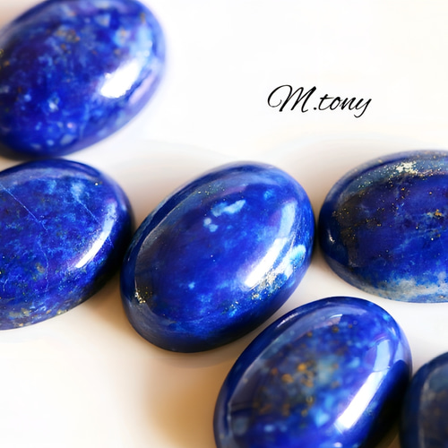 天然石ラピスラズリ 「絵画の宝石」9号〜18号 フリーサイズ 6ct