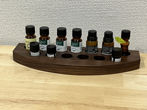 アロマオイルスタンド《ウォールナット仕様》 その他インテリア雑貨