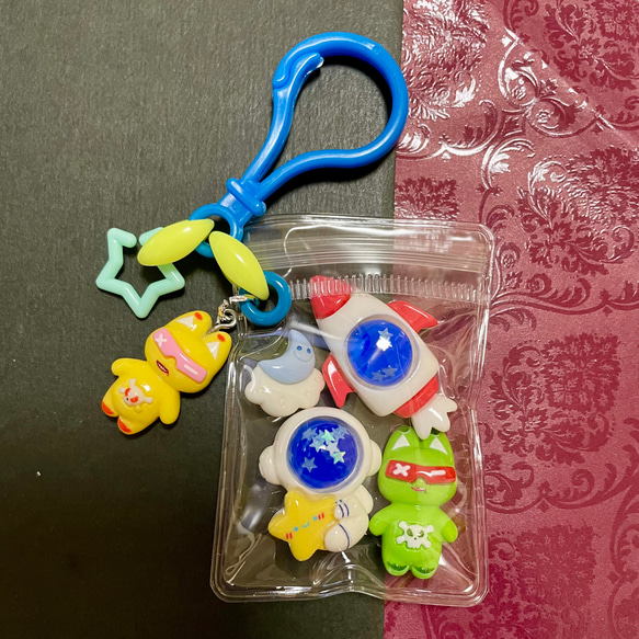 ガチャ詰めポーチ キャンディバック じゃらじゃらキーホルダー キャンディバックキーホルダー じゃらじゃらキーホルダー ガチャ