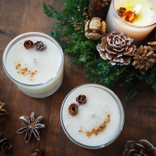 Winter Spice フルーツポマンダーのクリスマスキャンドル キャンドル