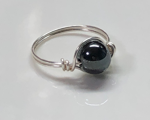   リング 指輪 #351 シルバー925 銀 ヘマタイト 55d42e5589cbf0ec2d28fab9eda5d8