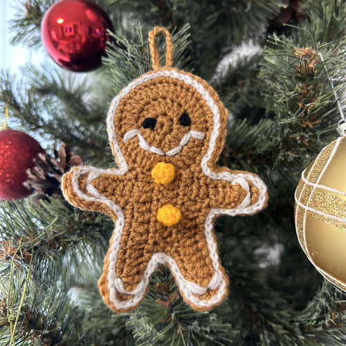 受注制作】ジンジャーブレッドマン◎クリスマスオーナメント