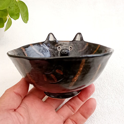 甲斐犬飯碗  楽しい動物の陶器　受注製作 3枚目の画像
