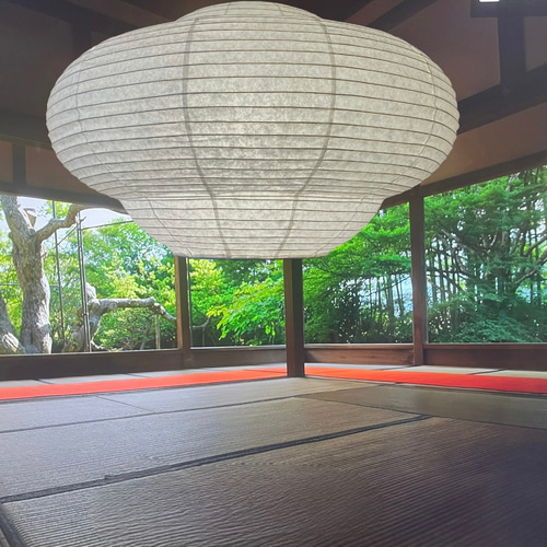 新雲形径68㎝和紙提灯A大照明3灯具ペンダント シーリングライト 新雲形径68㎝和紙提灯A大照明3灯具ペンダント シーリングライト