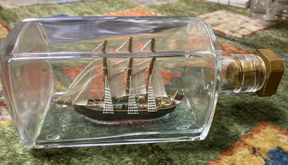 ボトルシップ　緻密ハンドメイド　 サー・ウィンストン・チャーチル号 ボトルシップ 緻密ハンドメイド サー・ウィンストン・チャーチル号
