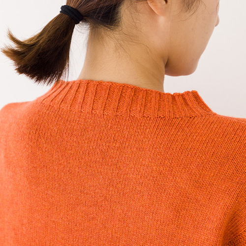 30％OFF】 ラムウール ガンジーセーター グリーン 10702 ニット