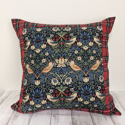 クッションカバー【タータンチェック】レッド #クリスマス クッション