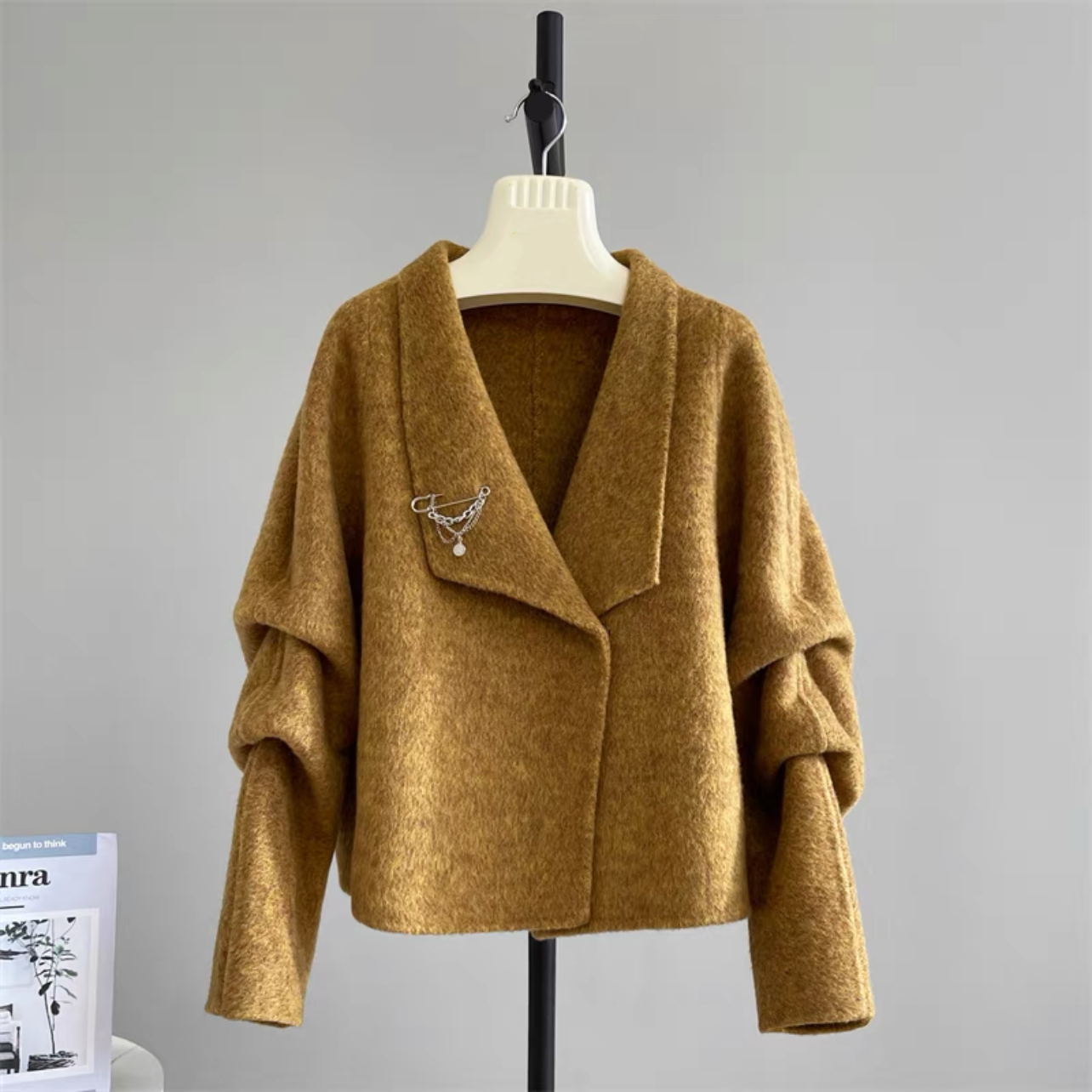 【冬支度新作】コート、レディース、 モコモコテディコート、春、秋、冬、裏起毛