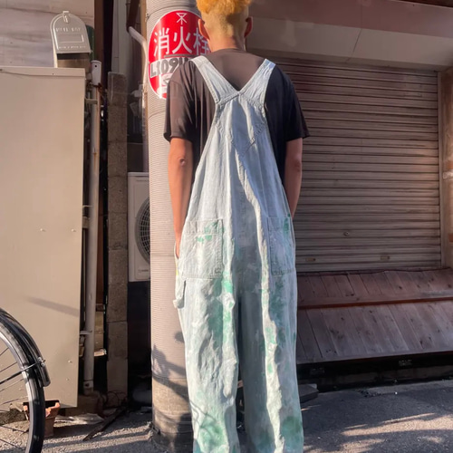 magoo リメイク　ビンテージ　デニム　オーバーオール サロペット　古着 2025年最新】ビンテージオーバーオールの人気アイテム