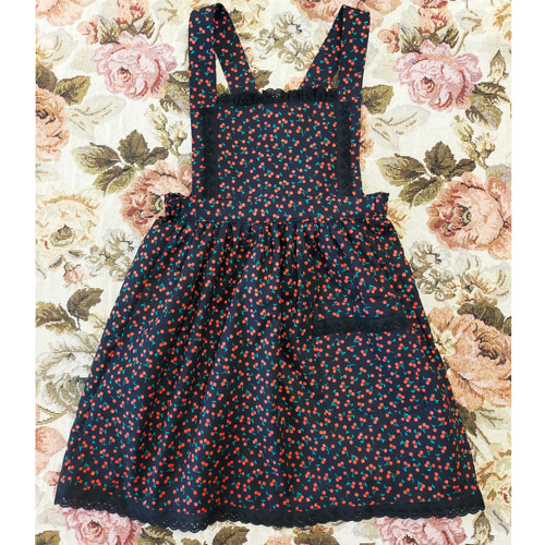 さくらんぼエプロンワンピース 子供服 Charlotte 通販 18518268