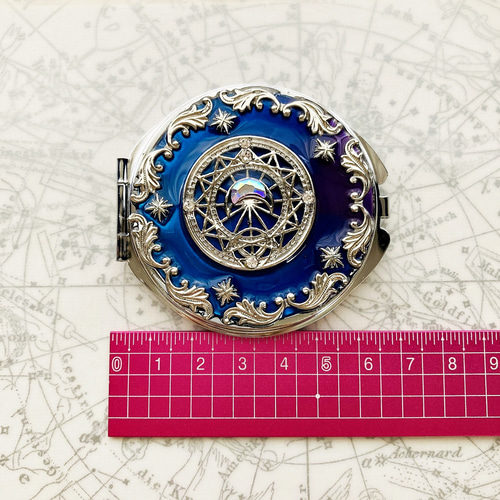 銀の魔法陣―月の魔法のコンパクトミラー☽ 手鏡 sorarium 通販