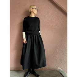 RATA ❤️超長長度❣️長度可以選擇❤️圓滑美腰❣️成人喇叭裙❤️溫暖的羊毛格紋❤️ 第10張的照片