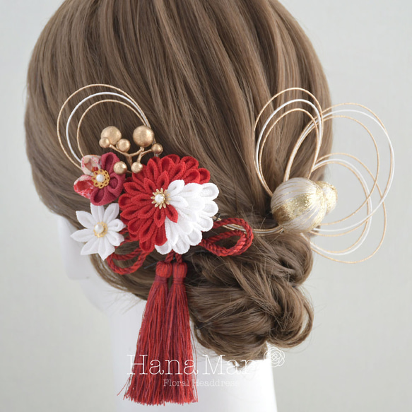 袴 卒業式髪飾り 成人式 髪飾り 卒業式 七五三 赤 成人式用髪飾り 結婚