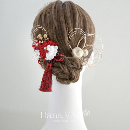 袴 卒業式髪飾り 成人式 髪飾り 卒業式 七五三 赤 成人式用髪飾り 結婚