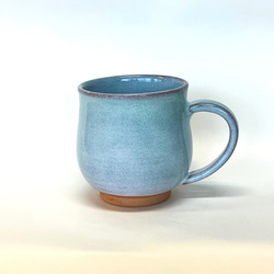 【晋六窯】若草色（緑）マグカップ　たっぷり入るマグカップ 3枚目の画像