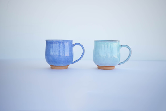 【晋六窯】若草色（緑）マグカップ　たっぷり入るマグカップ 9枚目の画像