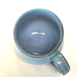 【晋六窯】若草色（緑）マグカップ　たっぷり入るマグカップ 6枚目の画像