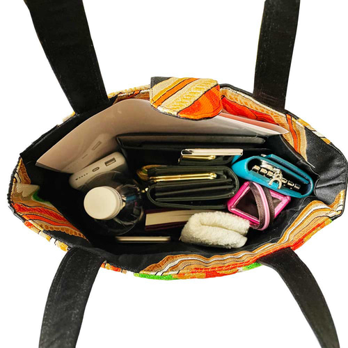 帯リメイクトートバッグ25-11 楽天市場】帯リメイク トートバッグ 横型 A4ファイル おしゃれ