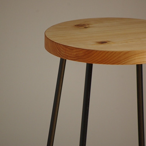 オーダー品 / アイアン ハイスツール ironstool (high) 高さ60㎝ 2脚分