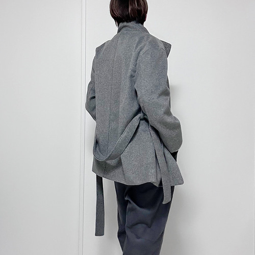 5日以内発送❤秋冬大活躍〜スタイリッシュ♪スタンドカラーウール混