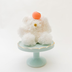ふわふわ 白い 垂れ耳うさぎちゃん テディベア ぬいぐるみ R&M_baby