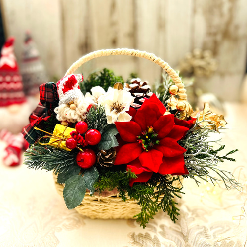 ハンドメイドアーティフィシャルフラワー　クリスマスコーンハスクツリー24 ハンドメイドアーティフィシャルフラワー クリスマスコーン