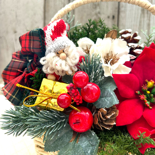 イマン マリカ アミナクリスマスベアバスケット イマン マリカ アミナ