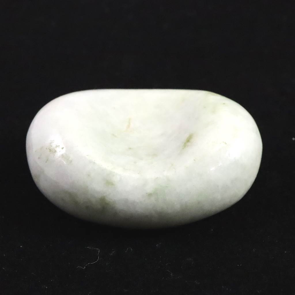 ミャンマー産 ラベンダー ＆グリーン翡翠 ヒスイ 44mm 箸置 46.0g #45957