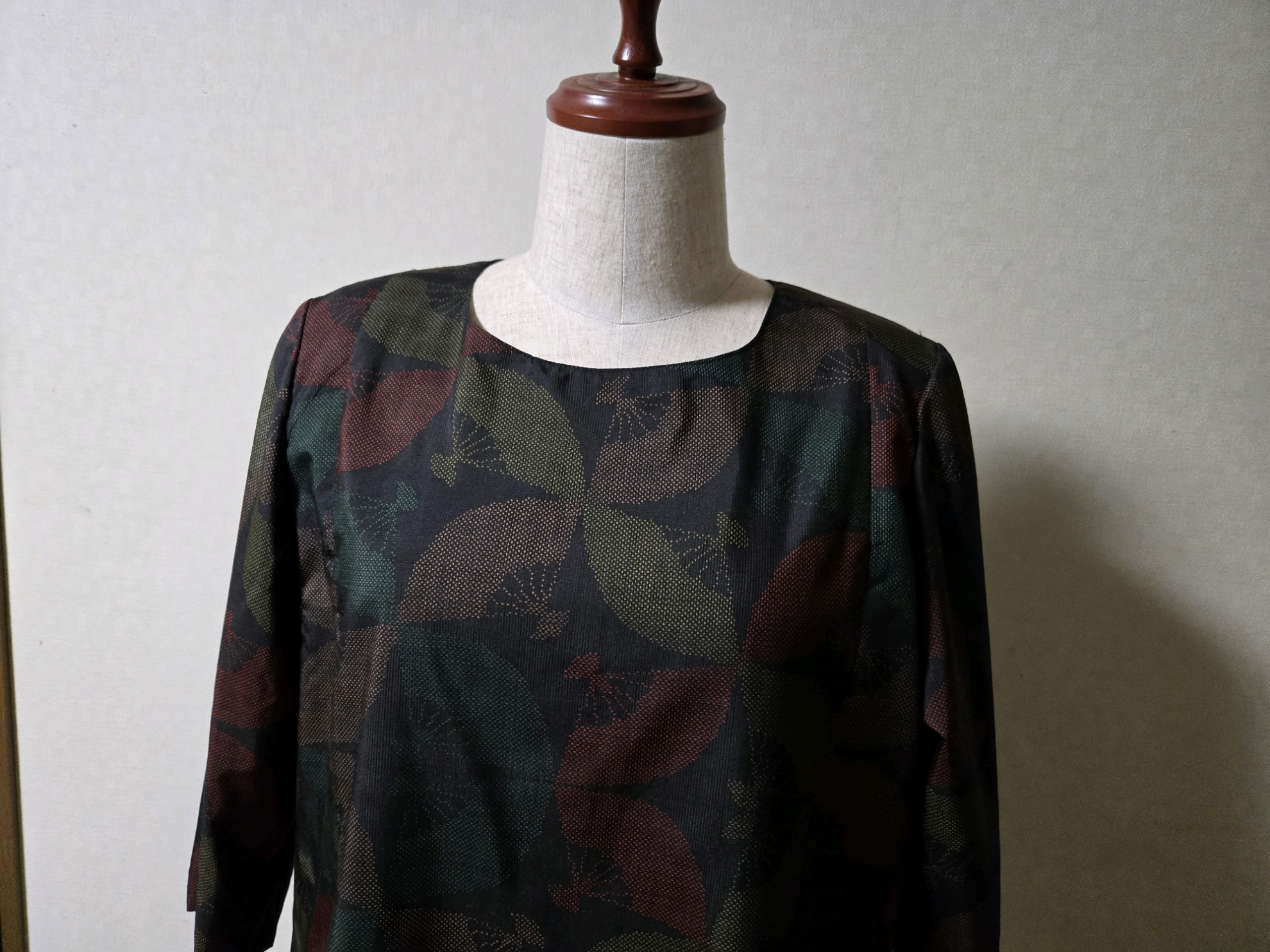 お値下げ 大島リメイクチュニック