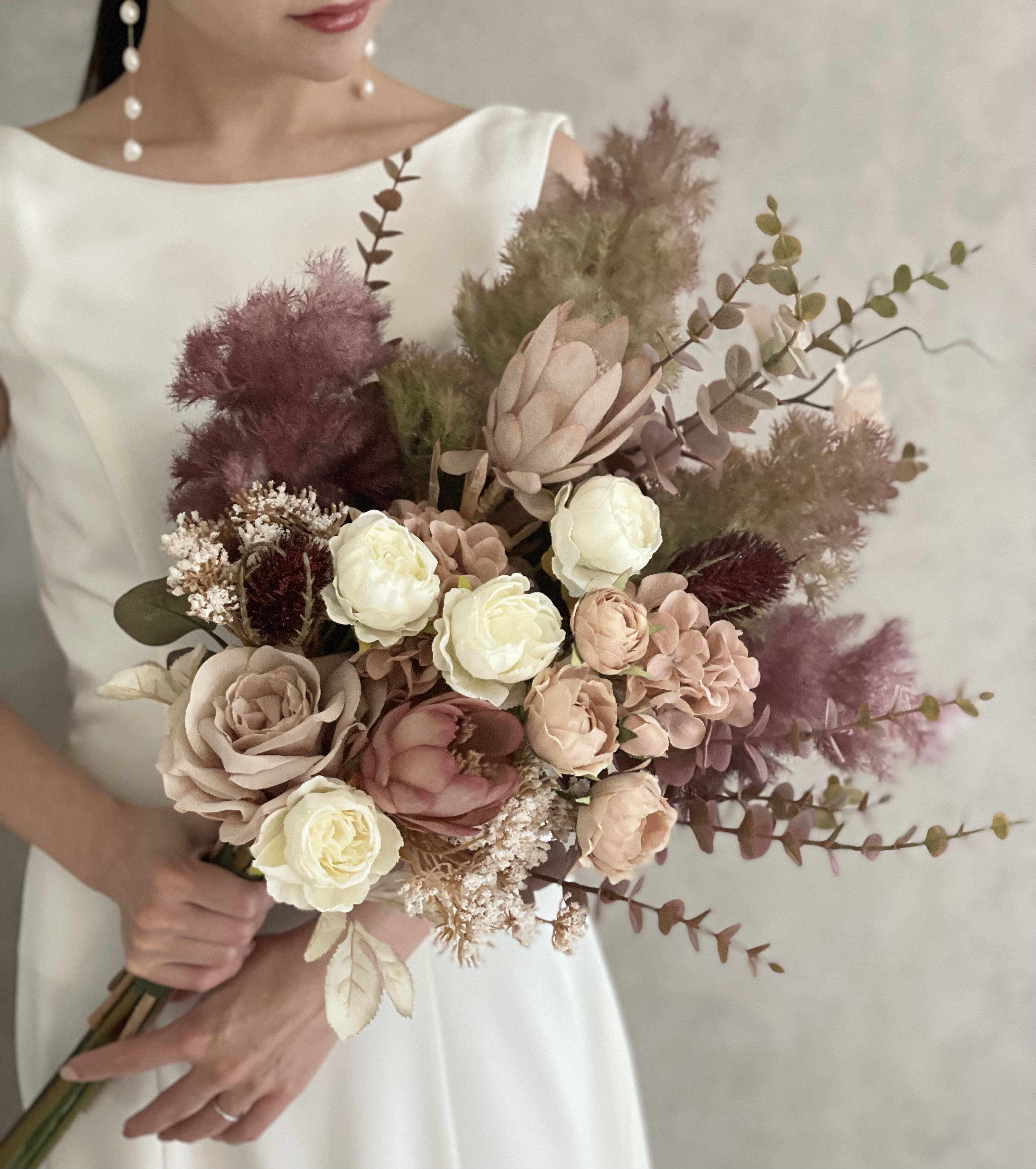 ウェディングブーケ＋ブートニア