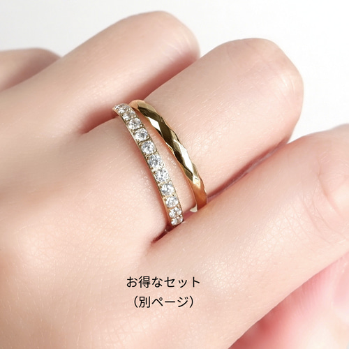 11号/人気No1!超人気商品】ダイヤモンドCZフルエタニティリング