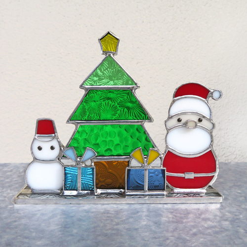 クリスマス☆ステンドグラス☆サンタクロース