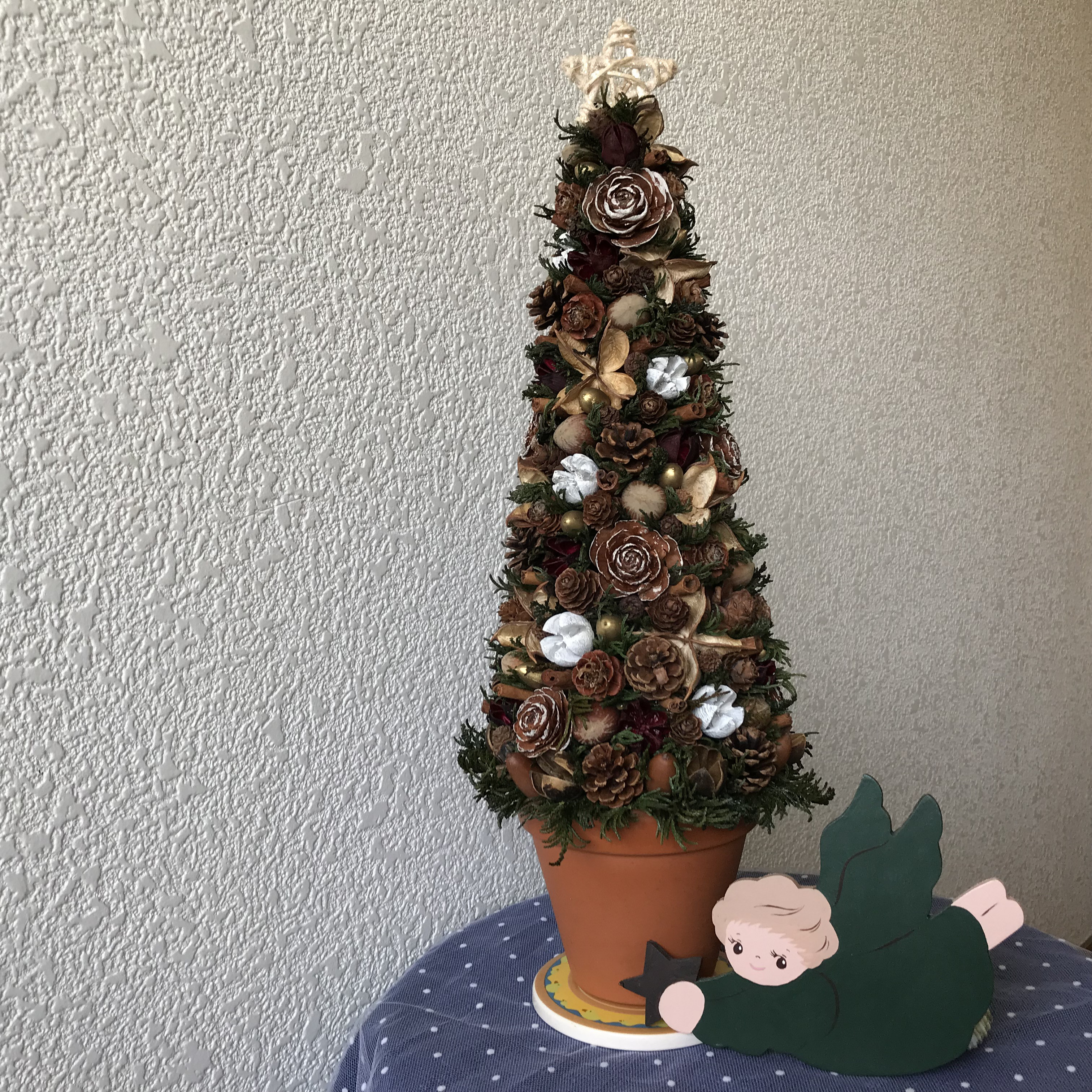 《新作＊X'mas》北欧の森のお洒落なクリスマスツリー 高さ43cm（送料無料）