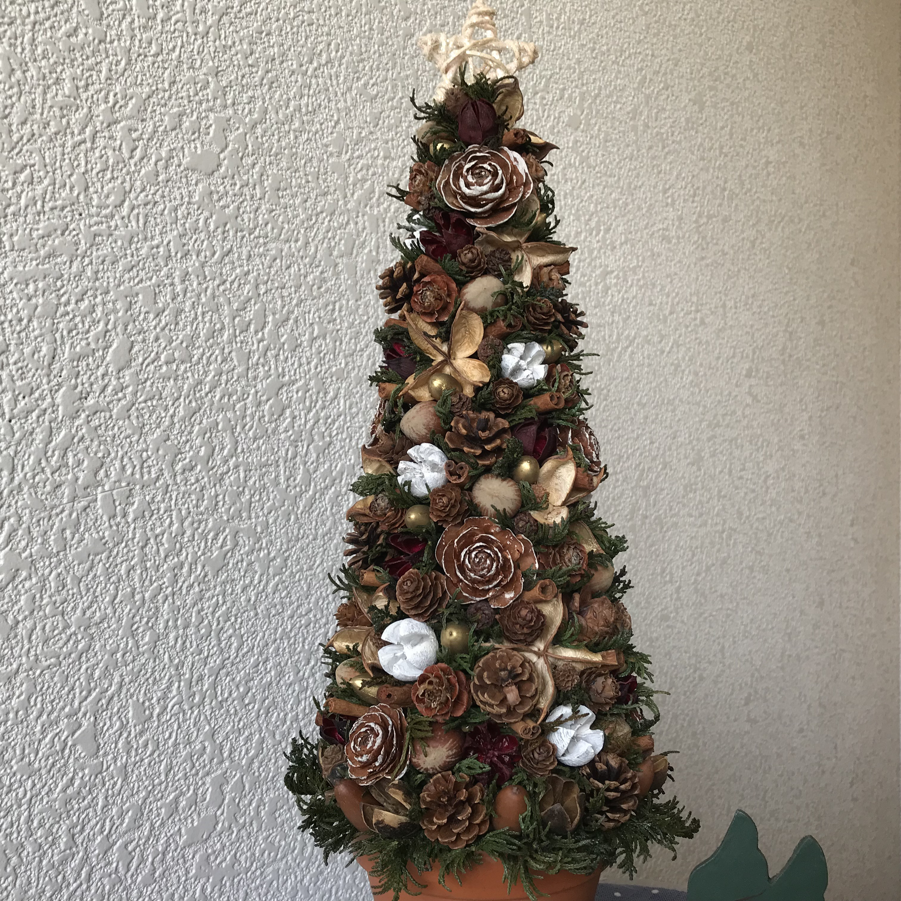 《新作＊X'mas》北欧の森のお洒落なクリスマスツリー 高さ43cm（送料無料）