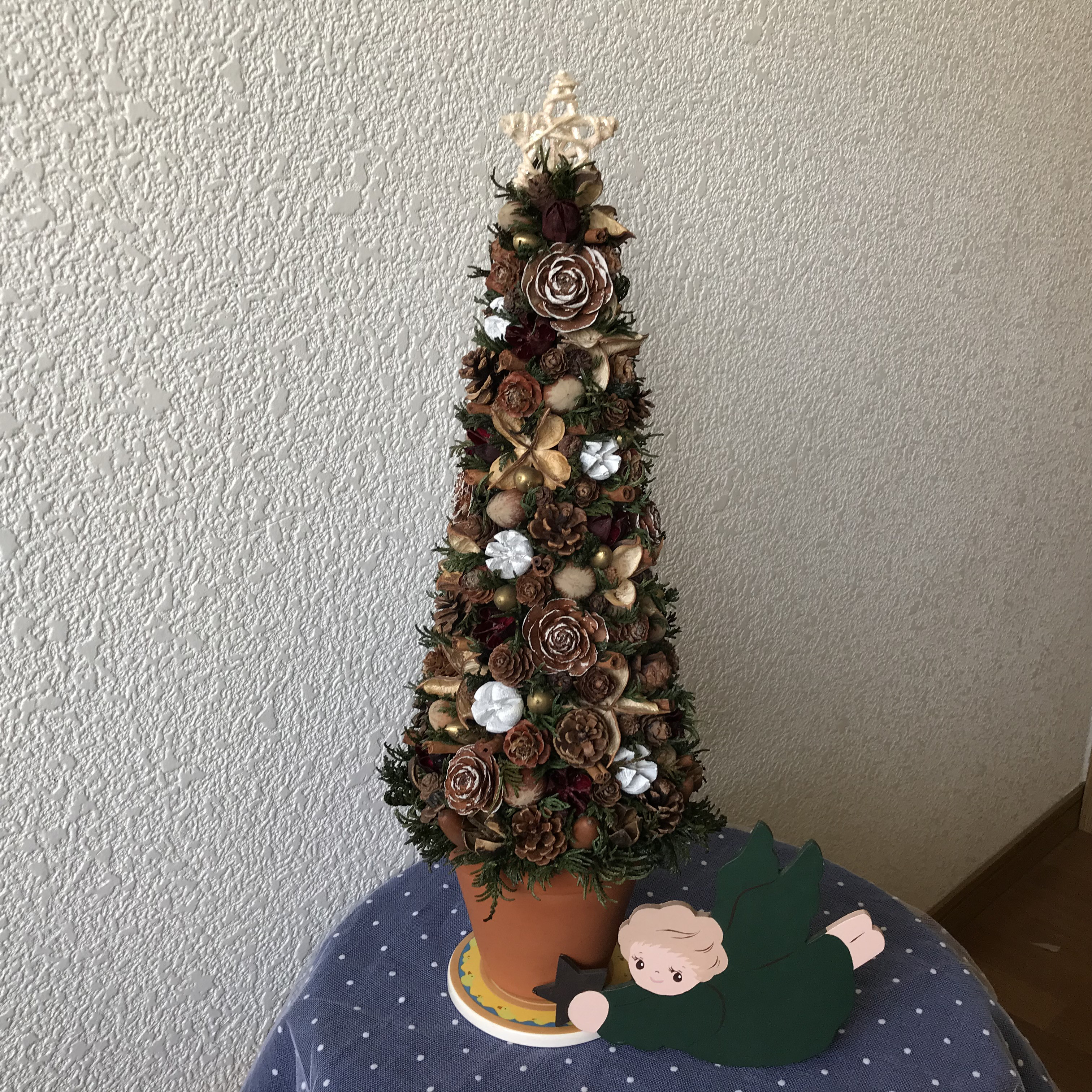 《新作＊X'mas》北欧の森のお洒落なクリスマスツリー 高さ43cm（送料無料）