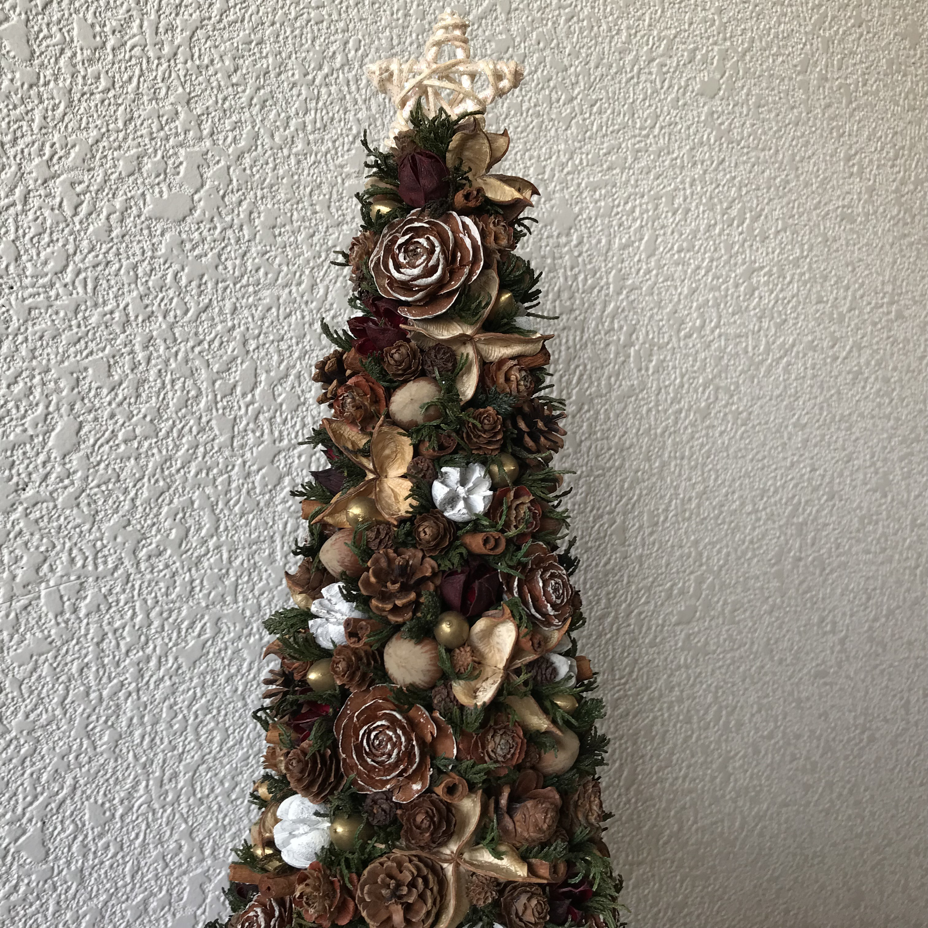 《新作＊X'mas》北欧の森のお洒落なクリスマスツリー 高さ43cm（送料無料）