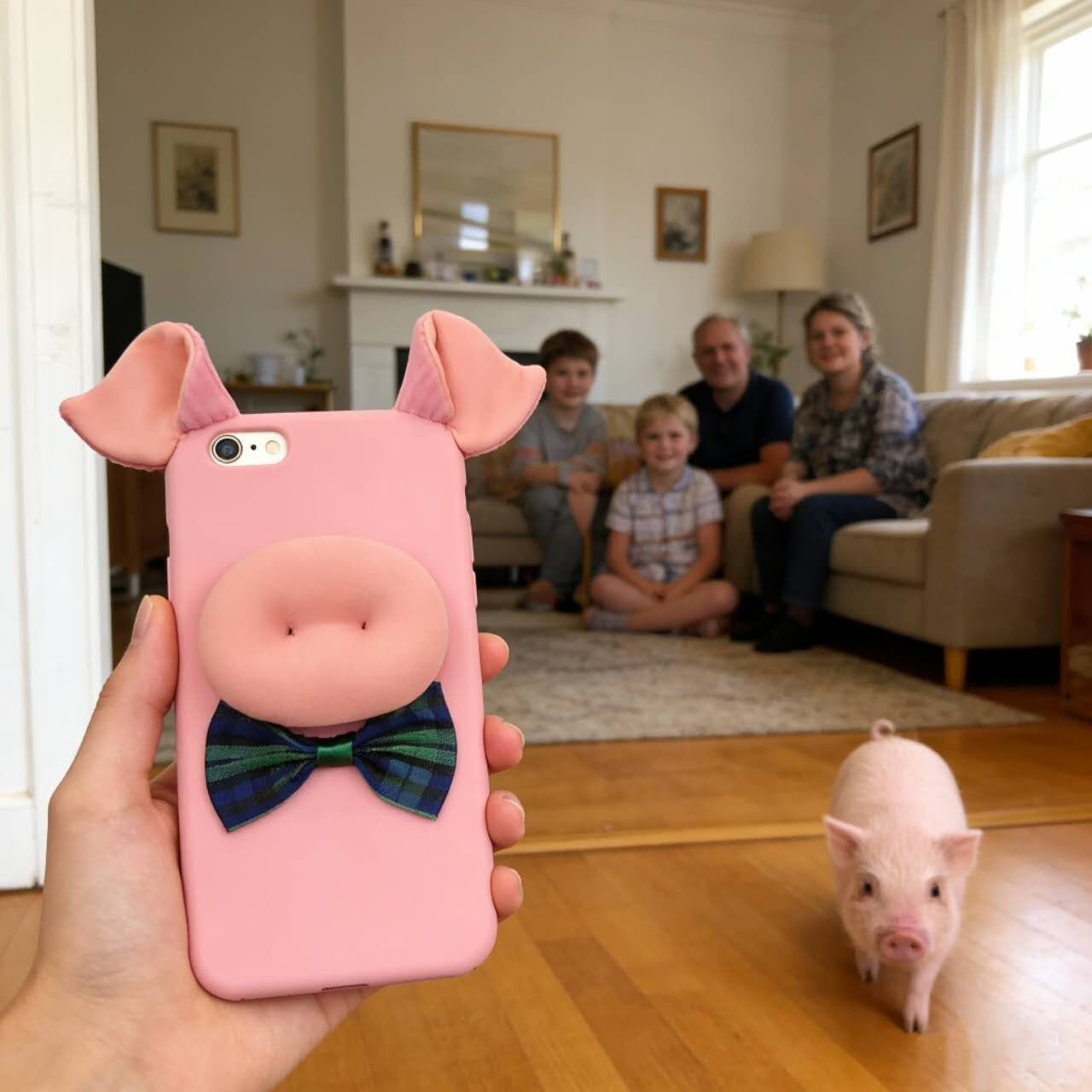 iPhone17ケース ブタ シェル Galaxy Google pixel 全機種対応 動物 ペット 豚 スマホケース