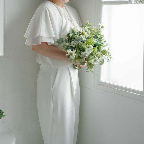 ブートニア込】エーデルワイスのナチュラルブーケ/アーティフィシャル