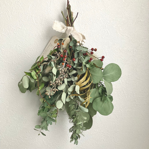 ユーカリのスワッグ ドライフラワー ドライフラワー Eucalyptus