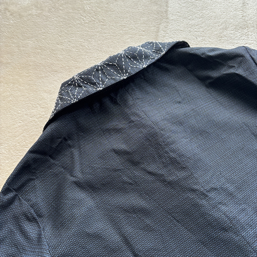 古布印半纏刺子いっぱい、9マルキの大島紬リバーシブル／ショートジャケット b6e56e630352720deb656e3bdfdd77