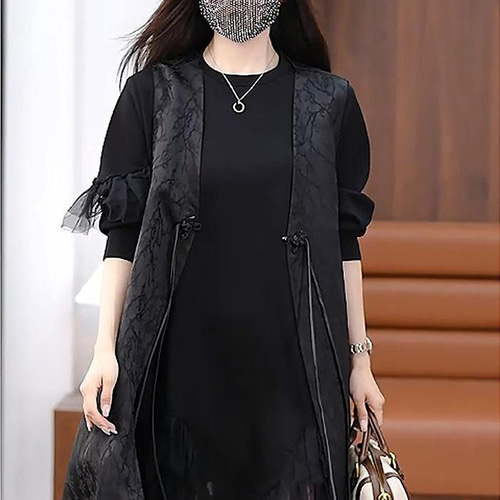 大きいサイズ レディース ベスト　ジレ　春夏 秋 新品 大きいサイズ レディース ベスト ジレ 秋冬 春 新品 重ね着 3l