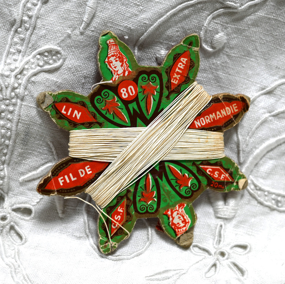 アンティーク糸フランスアンティークビンテージ手芸