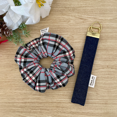 ストラップ シュシュ 2個セット スマホストラップ ハンド