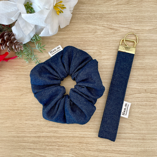 ストラップ シュシュ 2個セット スマホストラップ ハンドストラップ