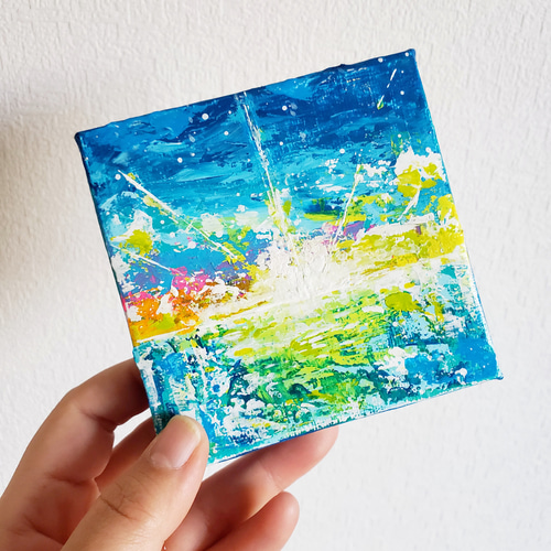 ○光りの種　　絵画原画 触れる絵画(B5サイズ)「 grow 」 | AZUMI KASHIUCHI online shop