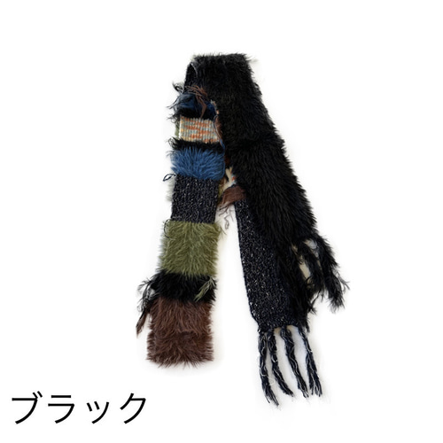 商品名：FuguIhuA ニットマフラー GU公式 | スタイルヒートニットマフラー