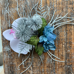 受注制作]アカシアとアメジストセージのリース リース hanakajin 通販